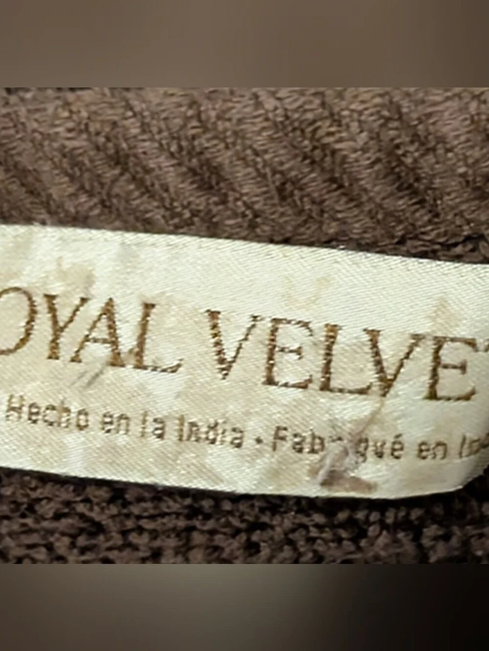 Nautica & Royal Velvet Towels Brown Plush Set 1 Bath 1 Beach